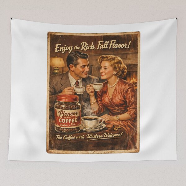 Item preview, Pioneer Instant Coffee Western Warmth designed and sold by ForeverPrintsOK.