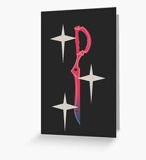 Kill la Kill Scissorblade Stars Greeting Card