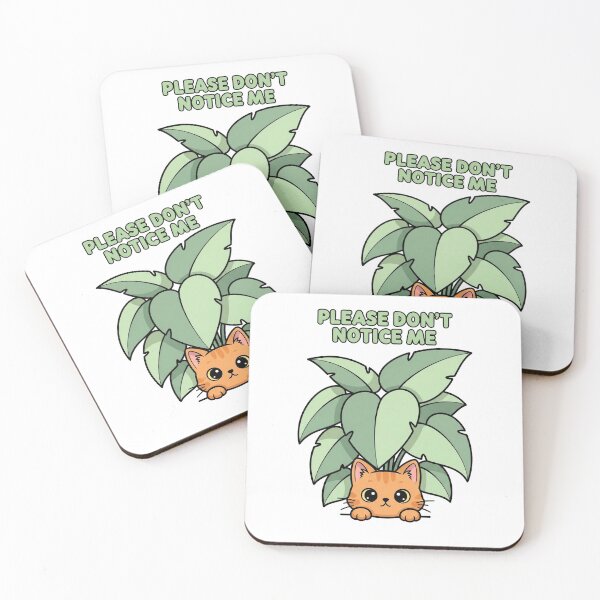 Item preview, Please Don’t Notice Me Introvert Cat designed and sold by artaipix.