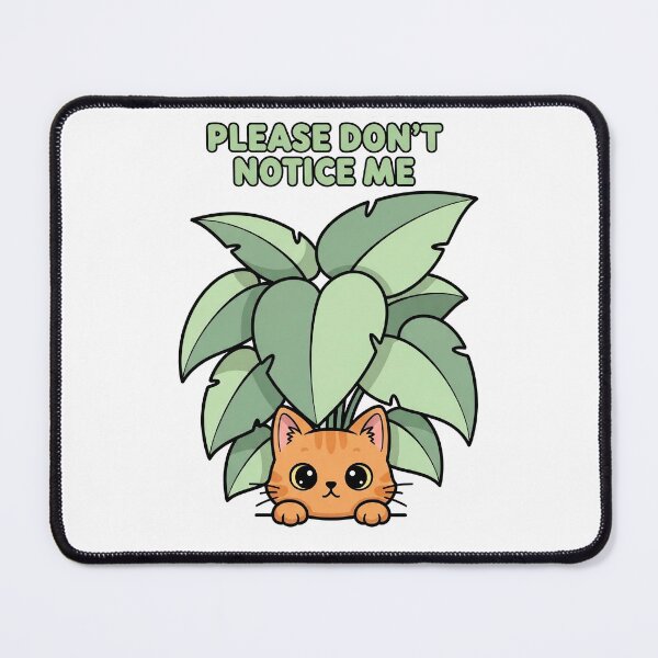 Item preview, Please Don’t Notice Me Introvert Cat designed and sold by artaipix.