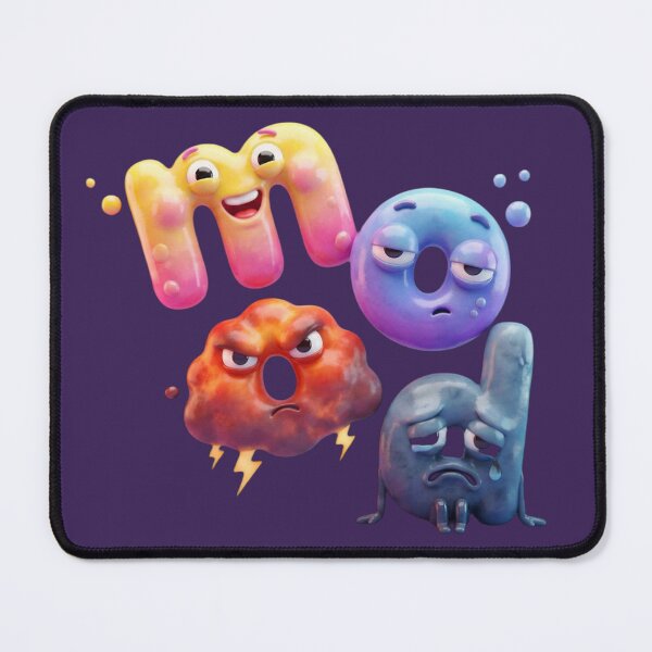 Aperçu de l'œuvre Toutes les humeurs - Typographie de personnages 3D mignons et émotionnels créée et vendue par PixMoody.