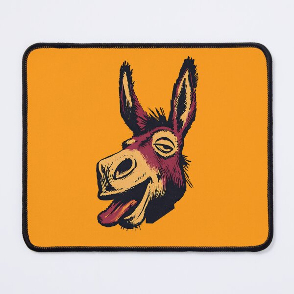 Item preview, Laughing Burro: Gritty Vintage Donkey Art designed and sold by v1per4ever.