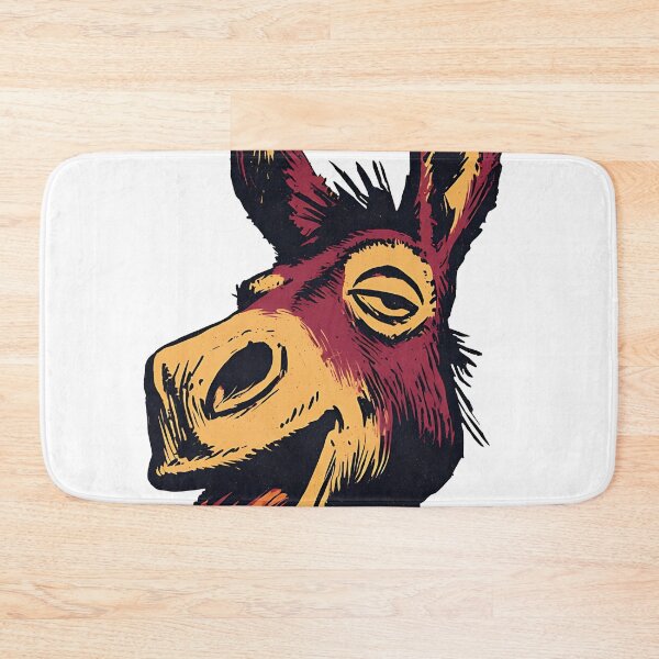 Item preview, Laughing Burro: Gritty Vintage Donkey Art designed and sold by v1per4ever.