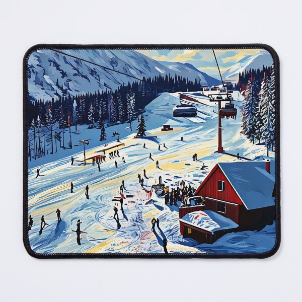 Item preview, The Ski Lodge designed and sold by tomorrowsart.