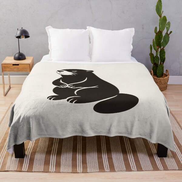Item preview, Calm Beaver Minimalist Illustration designed and sold by Ombrya.