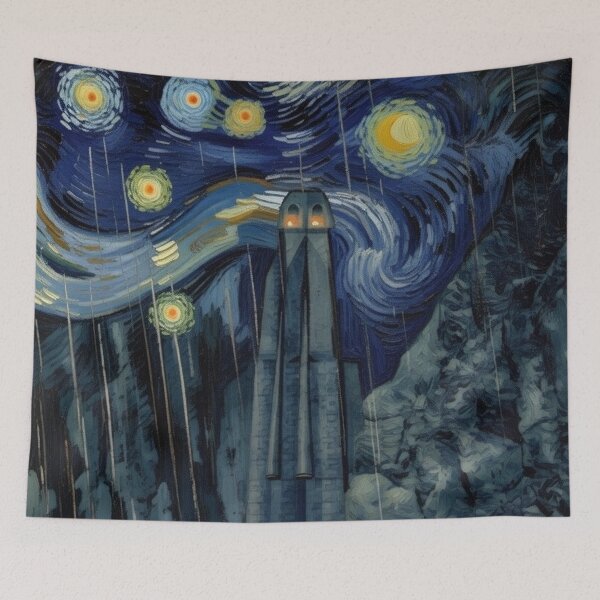 Item preview, The Starry Night of Helms Deep - Tower Focus designed and sold by VanGeek90.