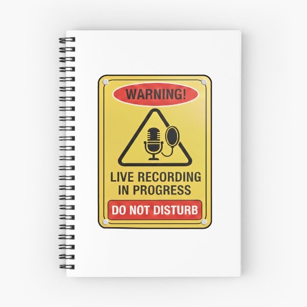 Item preview,  Warning! Live Recording In Progress designed and sold by Gnfree.