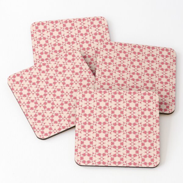 Item preview, Playful Pink Floral Pattern With Repeating Circular Arrangements designed and sold by ianabduls.