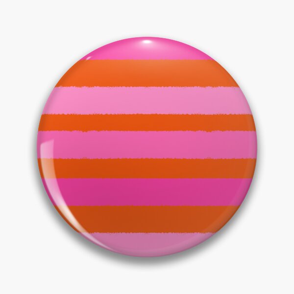 Item preview, Wide Pink Stripes with Orange, Clashing Colours  designed and sold by OneThreeSix.