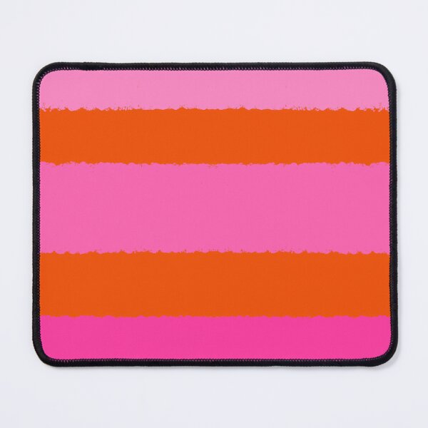 Item preview, Wide Pink Stripes with Orange, Clashing Colours designed and sold by OneThreeSix.