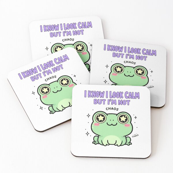 Item preview, I Know I Look Calm But I’m Not -  Frog Design designed and sold by artaipix.