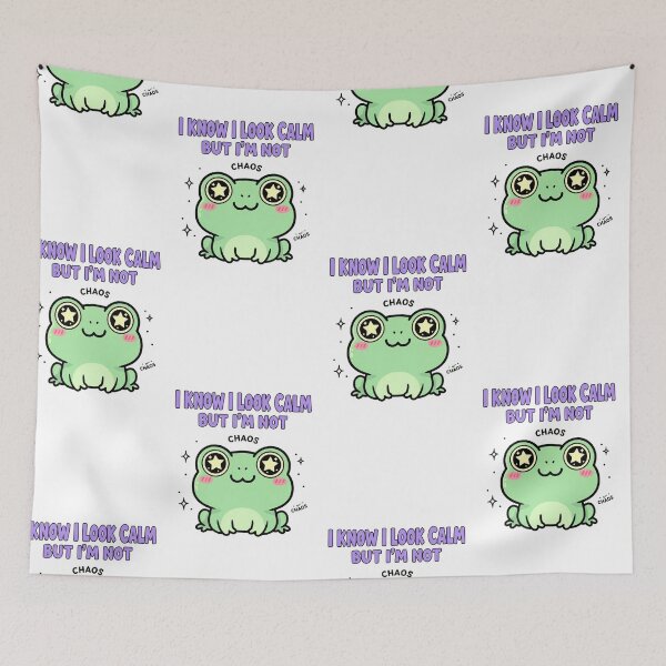Item preview, I Know I Look Calm But I’m Not -  Frog Design designed and sold by artaipix.