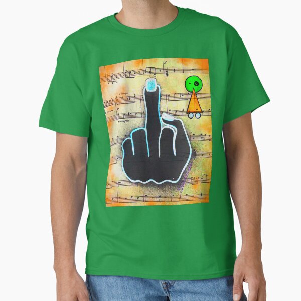 Up Yours By Blink Friction Sarnia de la Mare Art Gallery  Classic T-Shirt