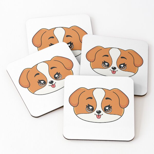 Item preview, Cute Puppy Face – Adorable Kawaii Dog designed and sold by Marshallamoakohene.