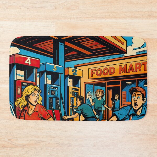Item preview, Gas station | Comics stylCartoone -  designed and sold by ComicsFactory.