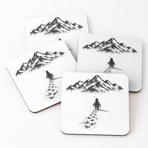 Item preview, Viral Penguin Walking Toward Mountain designed and sold by Animeshirt33.