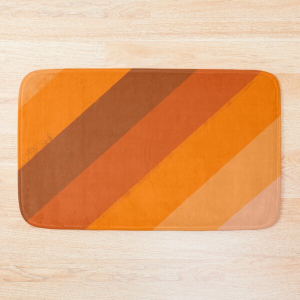 Item preview, Brown and Orange, 70s, Retro, Painterly Stripes  designed and sold by OneThreeSix.