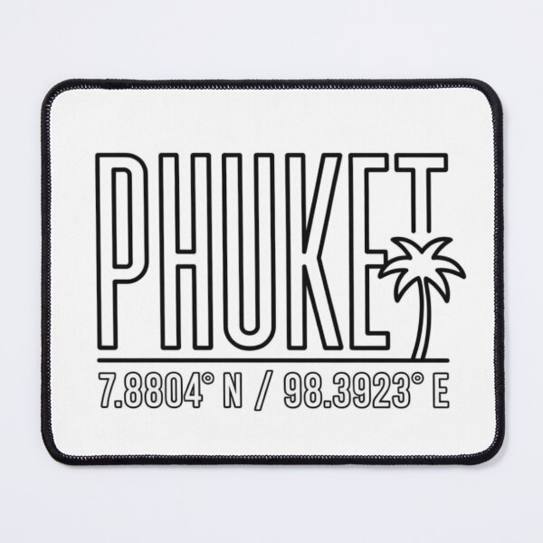Item preview, Phuket Thailand Coordinates Design | Minimal Travel Design designed and sold by Timeless Design.