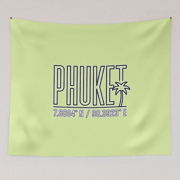 Item preview, Phuket Thailand Coordinates Design | Minimal Travel Design designed and sold by Timeless Design.