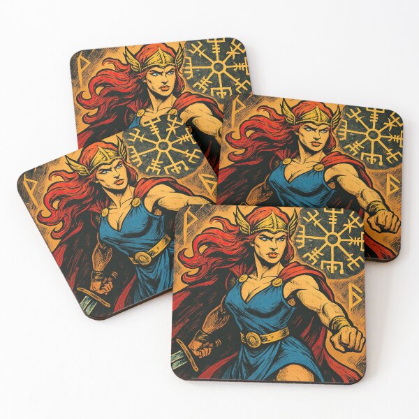 Item preview, Gefjon, Norse mythology | Comics stylCartoone -  designed and sold by ComicsFactory.