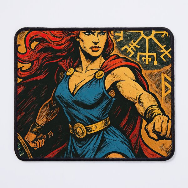 Item preview, Gefjon, Norse mythology | Comics stylCartoone - designed and sold by ComicsFactory.