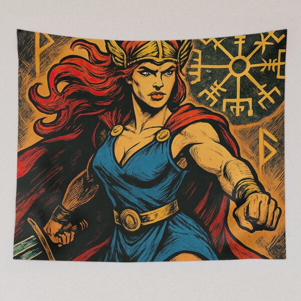 Item preview, Gefjon, Norse mythology | Comics stylCartoone -  designed and sold by ComicsFactory.