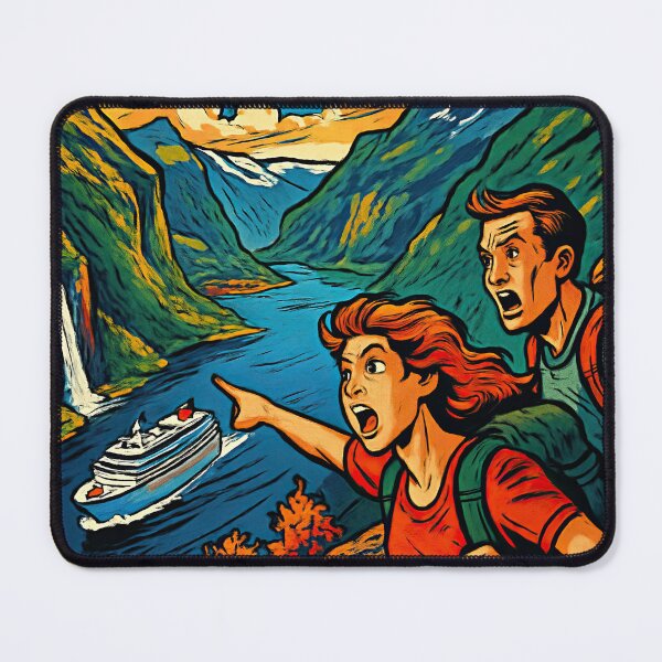 Item preview, Geirangerfjord | Comics stylCartoone - designed and sold by ComicsFactory.