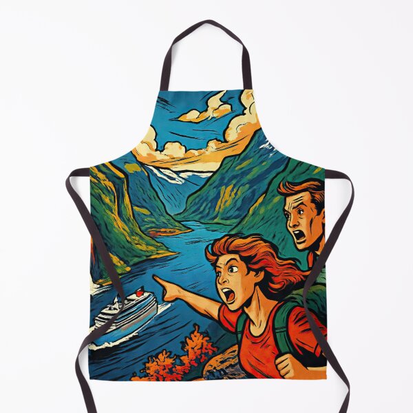 Item preview, Geirangerfjord | Comics stylCartoone - designed and sold by ComicsFactory.