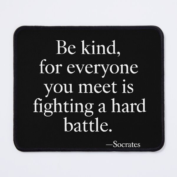 Item preview, Be Kind – Socrates Quote Minimalist Philosophy T-Shirt designed and sold by TshirtsLabs.