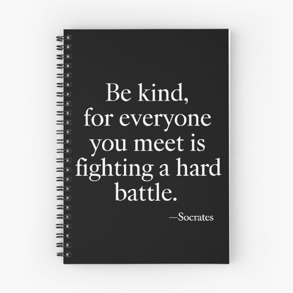 Item preview, Be Kind – Socrates Quote Minimalist Philosophy T-Shirt designed and sold by TshirtsLabs.