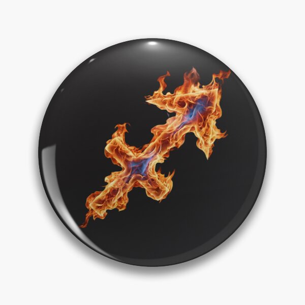 Item preview, 3D Realistic Fire Sagittarius Zodiac Sign - Burning Archer Arrow Symbol designed and sold by PixMoody.