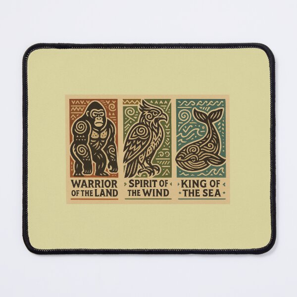 Item preview, Warrior of the land spirit of the wind of the sea designed and sold by ARTGENERATESART.