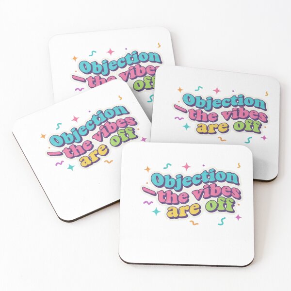 Item preview, Objection The Vibes Are Off T-Shirt | Funny Retro 90s Typography Meme Sticker Tee designed and sold by ZyxDes.