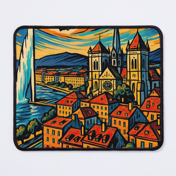 Item preview, Geneva, city | Comics stylCartoone - designed and sold by ComicsFactory.
