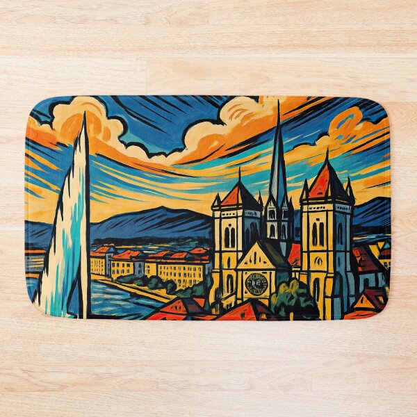 Item preview, Geneva, city | Comics stylCartoone -  designed and sold by ComicsFactory.
