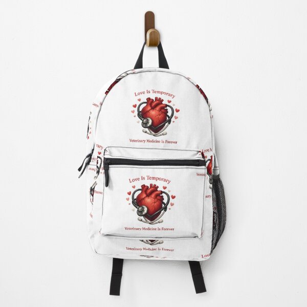 Item preview, Love Is Temporary, Veterinary Medicine Is Forever – Anatomical Heart Design designed and sold by Bettybee00.
