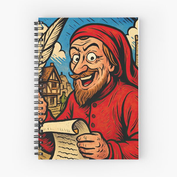 Item preview, Geoffrey Chaucer, author | Comics stylCartoone -  designed and sold by ComicsFactory.