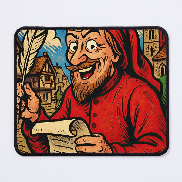 Item preview, Geoffrey Chaucer, author | Comics stylCartoone -  designed and sold by ComicsFactory.