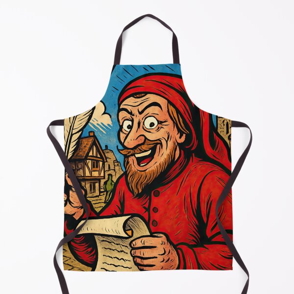 Item preview, Geoffrey Chaucer, author | Comics stylCartoone - designed and sold by ComicsFactory.