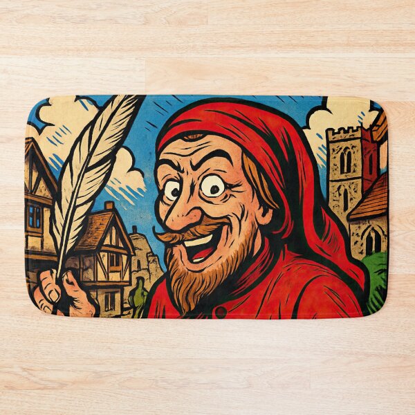 Item preview, Geoffrey Chaucer, author | Comics stylCartoone -  designed and sold by ComicsFactory.