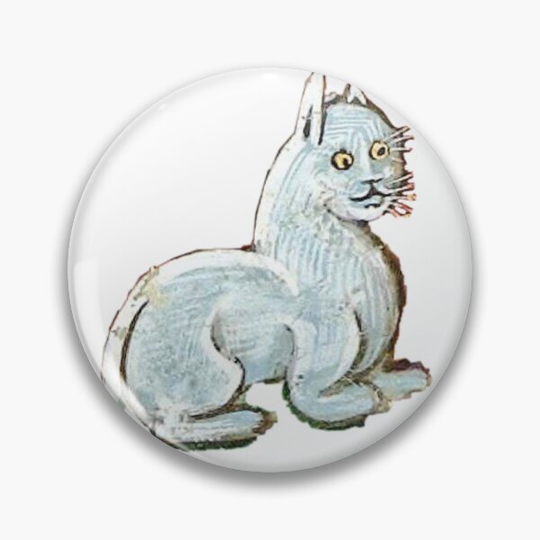 Item preview, weird medieval painting cat designed and sold by angelicized.