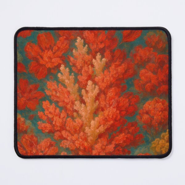 Item preview, Floral Reef Bloom – Painterly Coral Fantasy designed and sold by LuxuryApparels.