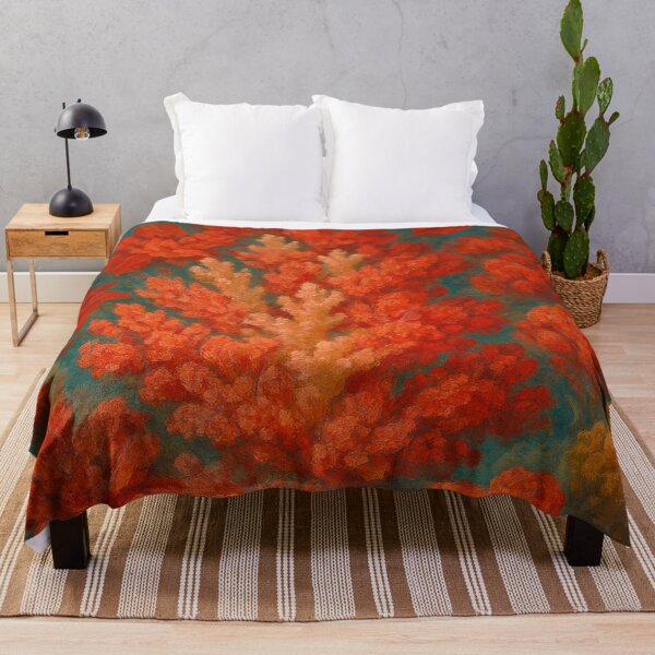 Item preview, Floral Reef Bloom – Painterly Coral Fantasy designed and sold by LuxuryApparels.