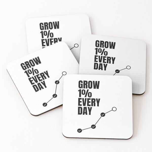 Item preview, Grow 1% every day designed and sold by Dondonmart.