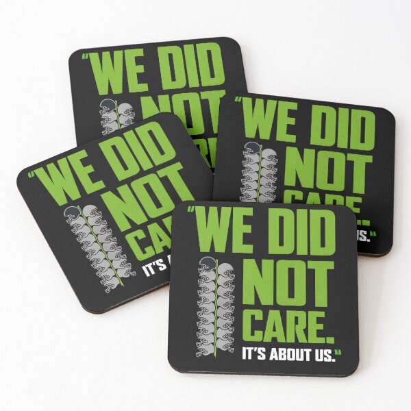 Item preview, We Did Not Care – Motivational Football Team Quote Design designed and sold by margamPagenberg.