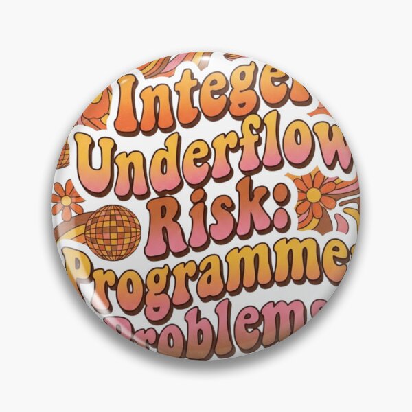 Item preview, Integer Underflow Risk Programmer Problems Retro 70s Groovy designed and sold by anass002.