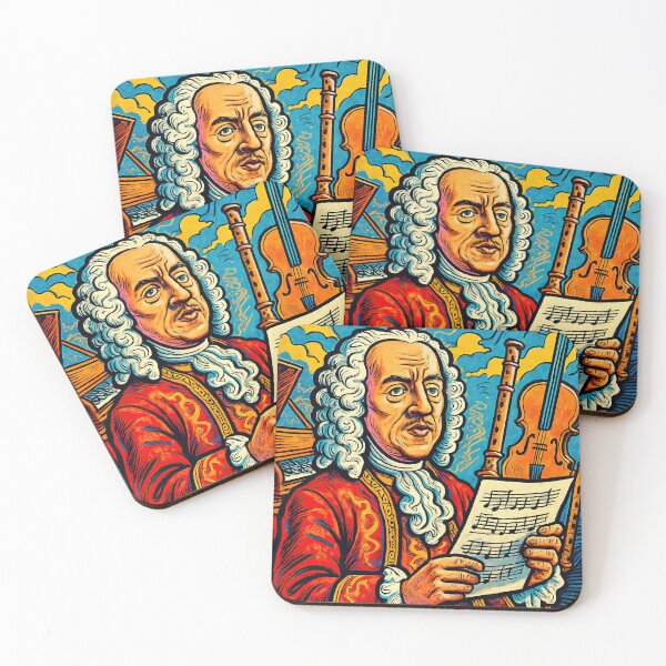 Item preview, Georg Philipp Telemann | Comics stylCartoone -  designed and sold by ComicsFactory.