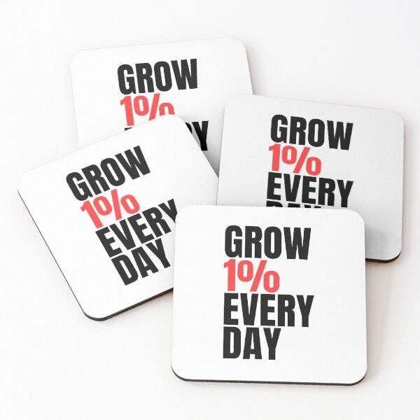 Item preview, Grow 1% every day designed and sold by Dondonmart.