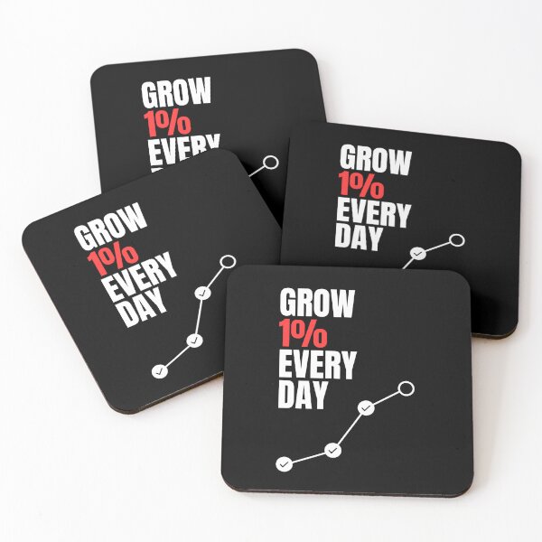 Item preview, Grow 1% every day designed and sold by Dondonmart.