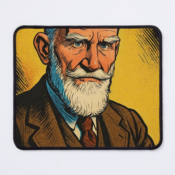 Item preview, George Bernard Shaw, author | Comics stylCartoone - designed and sold by ComicsFactory.